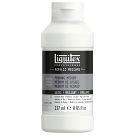 Liquitex 8870512 Professional Watering and Pouring Medium, Waterproof, Non-Yellowing, Flexible, Increases Paint Flow - Pouring Medium for Acrylic Paints 237 ml Bottle