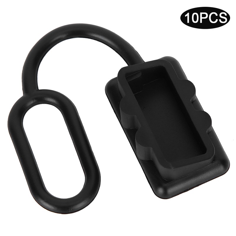 10Pcs Dust Cap Plastic Connector Black Small Protection Cover for
