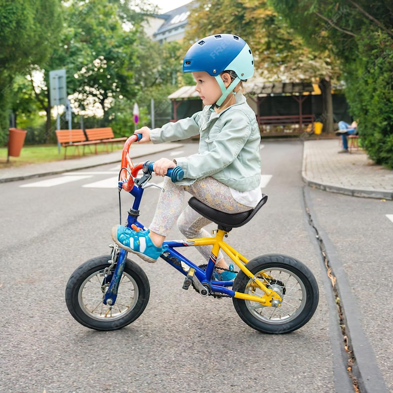 Wide Bicycle Saddle Replacement Padded Comfort Bike Seat for Kids