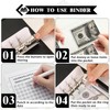 NICOOTH 100 Envelopes Money Saving Binder A5 Savings Challenge Book