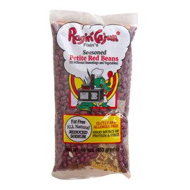 Ragin Cajun Fixin's Red Beans with Seasoning and Vegetables, 16-Ounce Bags (Pack of 12)