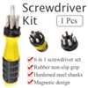 OZSTOCK Ratchet Screwdriver Set 1pcs/2pcs, Scalable Bit Screwdriver Set，Mini Screwdriver