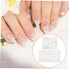 Outanaya 5sheets Flower Nail Art Stickers for Easy DIY Manicure