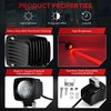 Dinfu 10 W LED Red Forklift Light Warehouse Safety Warning