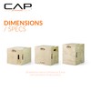 CAP Barbell 3-in-1 Wooden Plyometric Box 20in x 18in x
