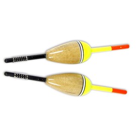 Eagle Claw Balsa Style Oval Fixed Float with 6-Inch Stem, 2