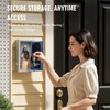 WeHere Key Lock Box Wall Mount, OTP/Fixed Password, APP Bluetooth/Wi-Fi,
