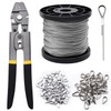 328ft 1/16" Wire Rope Crimping Tool Kit | for Railing,