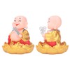 Nodding Smiling Buddha Maitreya Automatic Laughing Car Dashboard Solar Buddha