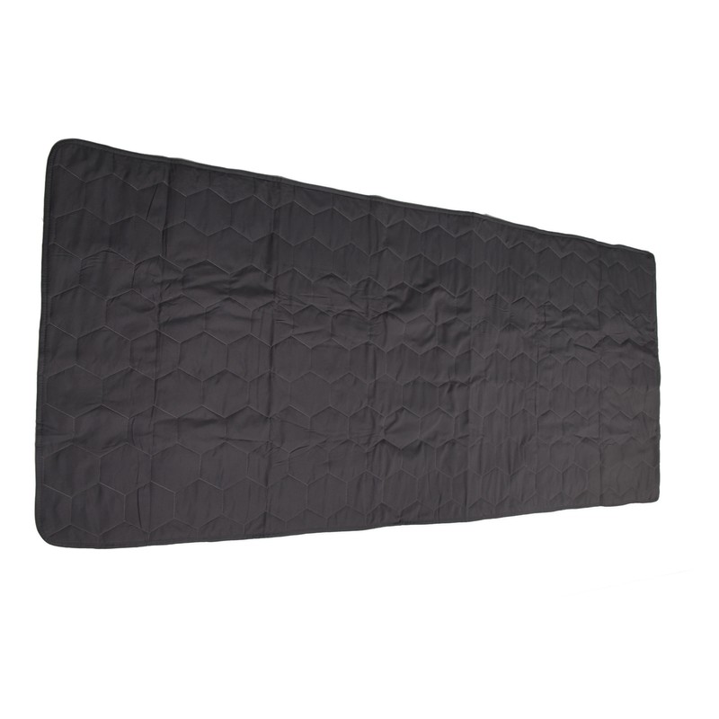Waterproof Mattress Protector Dark Grey Anti Slip Honeycomb Large Size