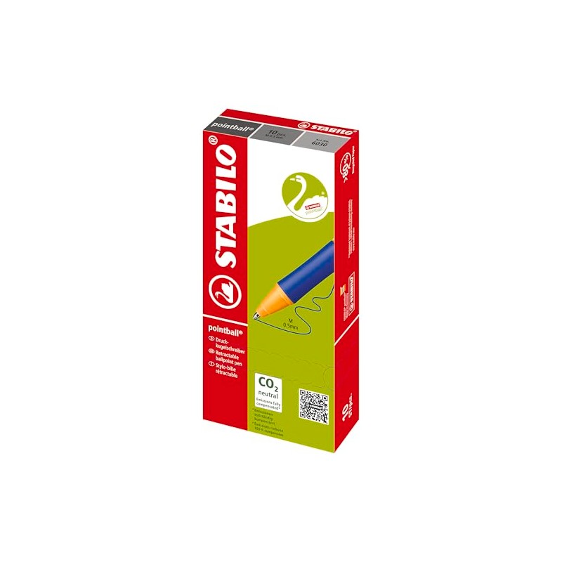 STABILO STABILO - Druck-Kugelschreiber - pointball - 10er Pack -