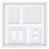 Franklin Brass W35269-PW-C Classic Beadboard Switch/Duplex Wall Plate/Switch Plate/Cover, Pure