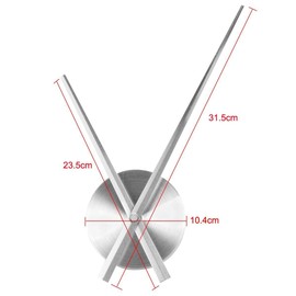 Timelike 3D Clock Hands, DIY Large Clock Hands Needles Wall Clocks 3D Home Art Decor Quartz Clock Mechanism Accessories