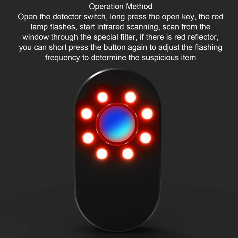 Wireless Signal Detector Sensitive Portable Infrared Camera Bug Finder for