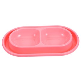 Hohopeti Ant Cat Bowl Set Dual Feeding Bowls for Cats and Dogs Outdoor Use with Deep Water Moat Stylish Gray Design for Small to Medium Pets