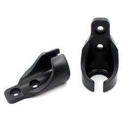 Universal Bungee Kit for Sun Shades Blackout Roller up Blinds (Black, Bugee & OR. end Cap 2 Pack)