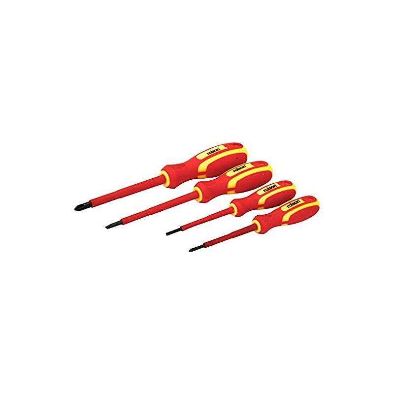 Rolson 28730 4 pc VDE Screwdriver Set