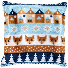 Vervaco Embroidery Kit, Winter Designs, 40x40cm