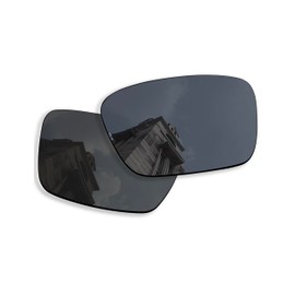 Betterun 4 Pairs Anti-scratch Polarized Replacement Lenses for Oakley Fuel Cell OO9096 Sunglasses, Retro Black+silver+blue+fire