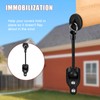 Sun Visor Parts Bungee kit and end Cover, Weather Resistance,