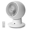ComDomus 11'' Oscillating Air Circulator Desk Fan, 3D Multi-Directional Oscillation,