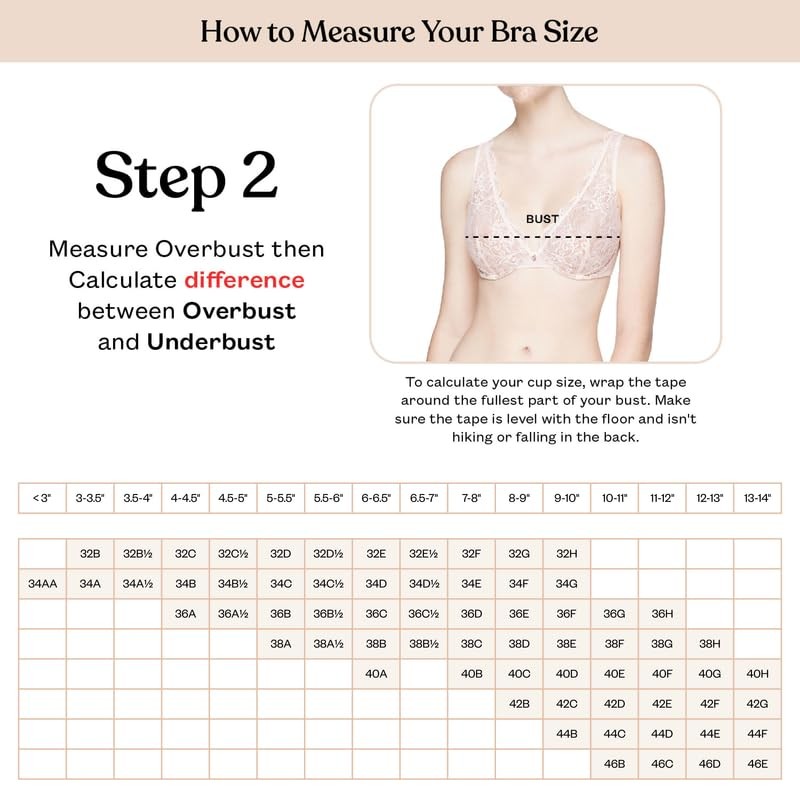 ThirdLove Lace Contour Plunge Bra Made for All-Day Wear, Adjustable