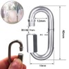 Carabiner 304 Stainless Steel Ring Catch Quick Link Carabiner Connecting