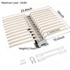 MYOYAY Pull Out Trousers Rack 22 Arms Steel Pull Out