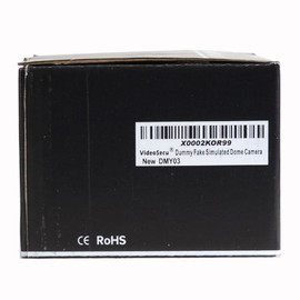 VideoSecu Fake Dummy Imitation Dome Security Camera with Flashing Light LED Cost-Effective Security CCTV Simulated Dome Camera 3PZ