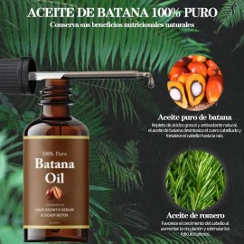 4p Unidades Aceite Batana Orgánico Y Romero Keyoma 30ml
