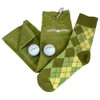 Longridge Golfers Towel and Sock Gift Set - Multi-Colour