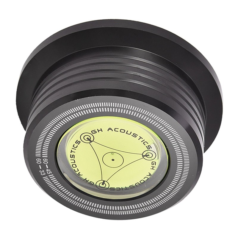 60Hz Turntable Disc Record Stabilizer Clamp with Bubble Level for