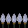 Northlight LED Lighted C9 Style Christmas Pathway Lawn Stakes -