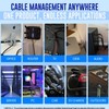 MarketConnect® Braided cable conduit with Velcro fastener, diameter 19 mm,