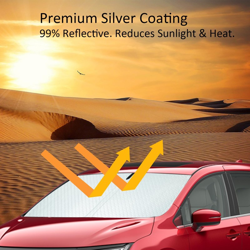 5 Layers Thick Car Windshield Sun Shade for Ford Explorer