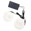 Outdoor Solar Lights IP65 Waterproof Energy Conservation 2 Headed Infrared