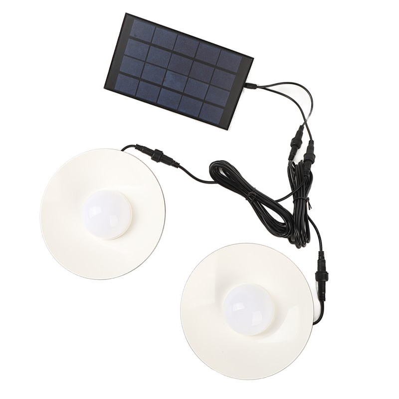Outdoor Solar Lights IP65 Waterproof Energy Conservation 2 Headed Infrared