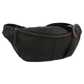 Gusti Ladies' Bum Bag Men Leather Small - Cillian Belt Bag Hip Bag Black