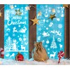 9 Sheets Christmas Window Stickers,256PCS Double Sided PVC Static Xmas