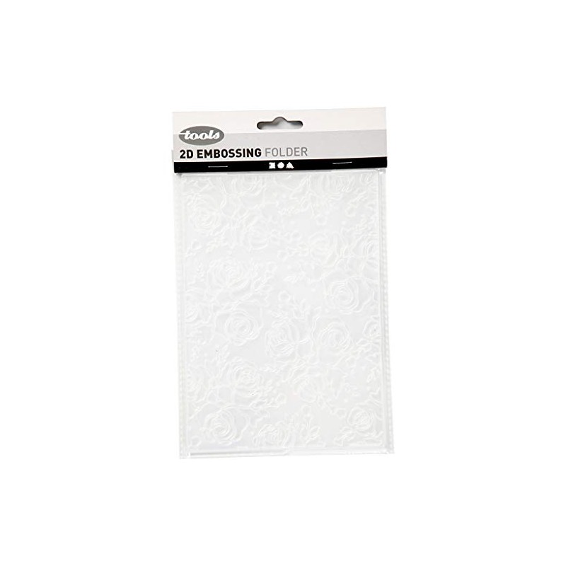 Cartella goffratura, dimensioni 13x18,5 cm, spessore 2 mm, rosa, 1pc
