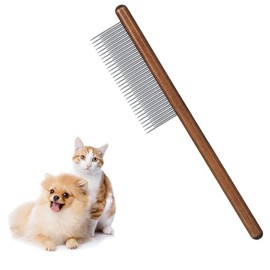 Dxlam Pet Comb for Cats and Dogs, Flea Comb Pet Lice Comb Grooming Tool for Removing Tear Stains, Fleas, Dandruff, Lice