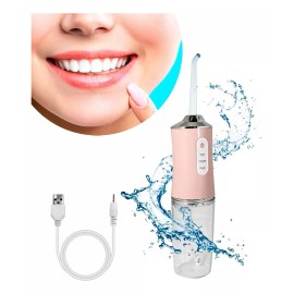 Slim Company Irrigador Bucal Dental Portatil Recargable Limpiador Chorro Color Rosa Ky06