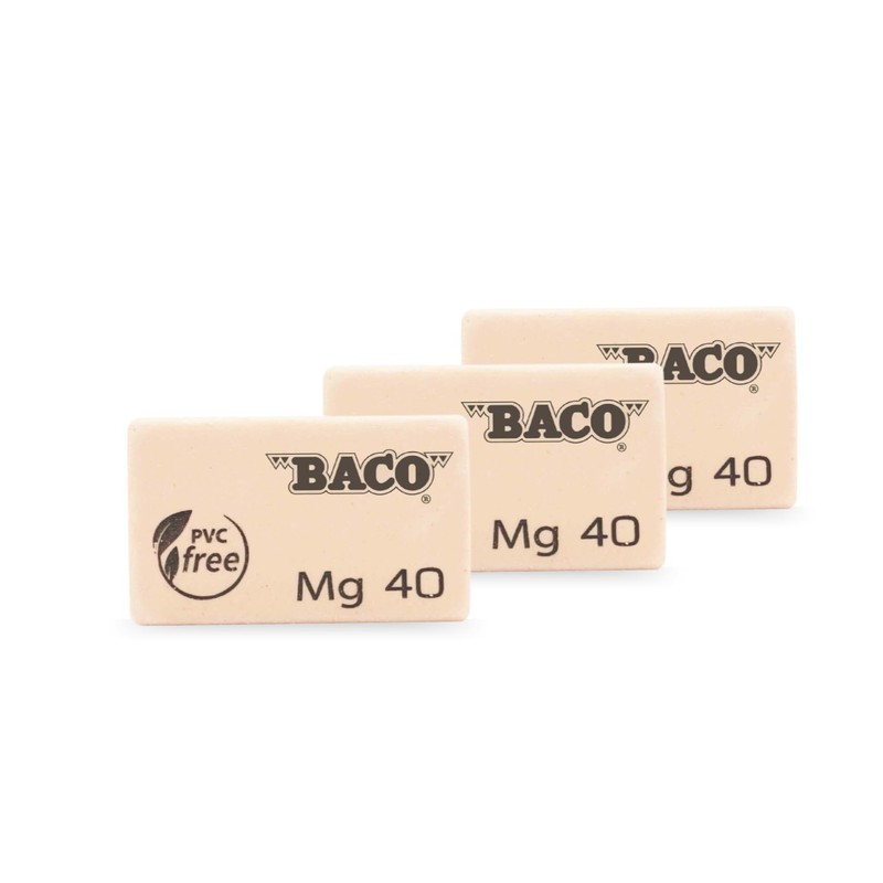 Baco | Goma Migajón MG-40 - Caja con 40 Gomas