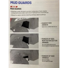 Polaris OEM Polaris Ranger XP 1000 Crew XP 1000 Mud Guards - 2889640