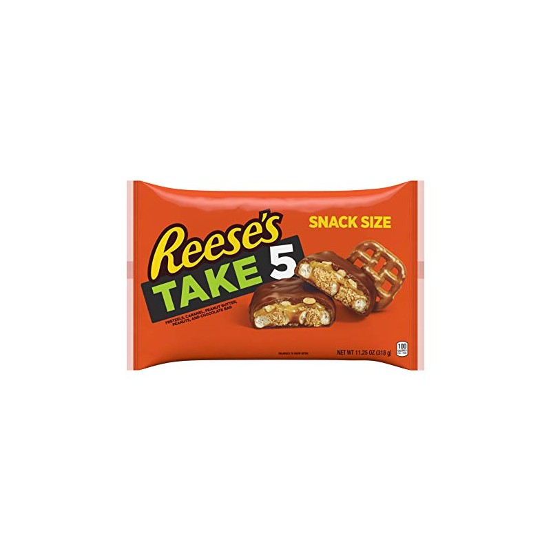 TAKE5 Snack Size Bars (11.25-Ounce Bag, Pack of 6)