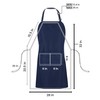 Utopia Kitchen 10 Pack Bib Apron, Unisex Adjustable Aprons with