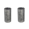 2Pcs 1/2" to 1/4" Router Collet Reduction Sleeve Tool Bit