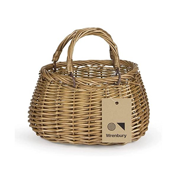 Wrenbury Handmade Childs Small Wicker Basket with Handle - Flower Basket for Egg Collecting, Small and Renewable - Dorothy Basket - Easter Baskets with Handle