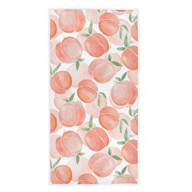 Naanle Sweet Pink Peaches Soft Highly Absorbent Guest Home Decor Hand Towels Multipurpose for Bathroom, Hotel, Gym and Spa (16 x 30 Inches)