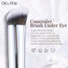 GLO&RAY Concealer Brush Under Eye - Makeup Brush Angled Flat